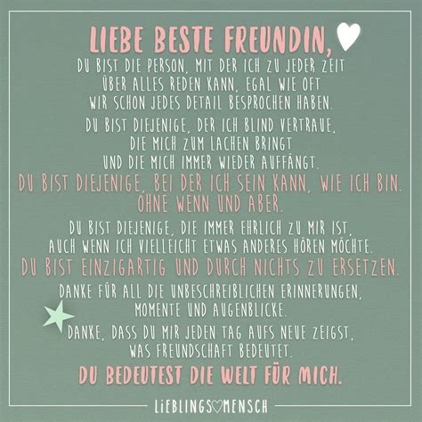 brief an die beste freundin zum geburtstag